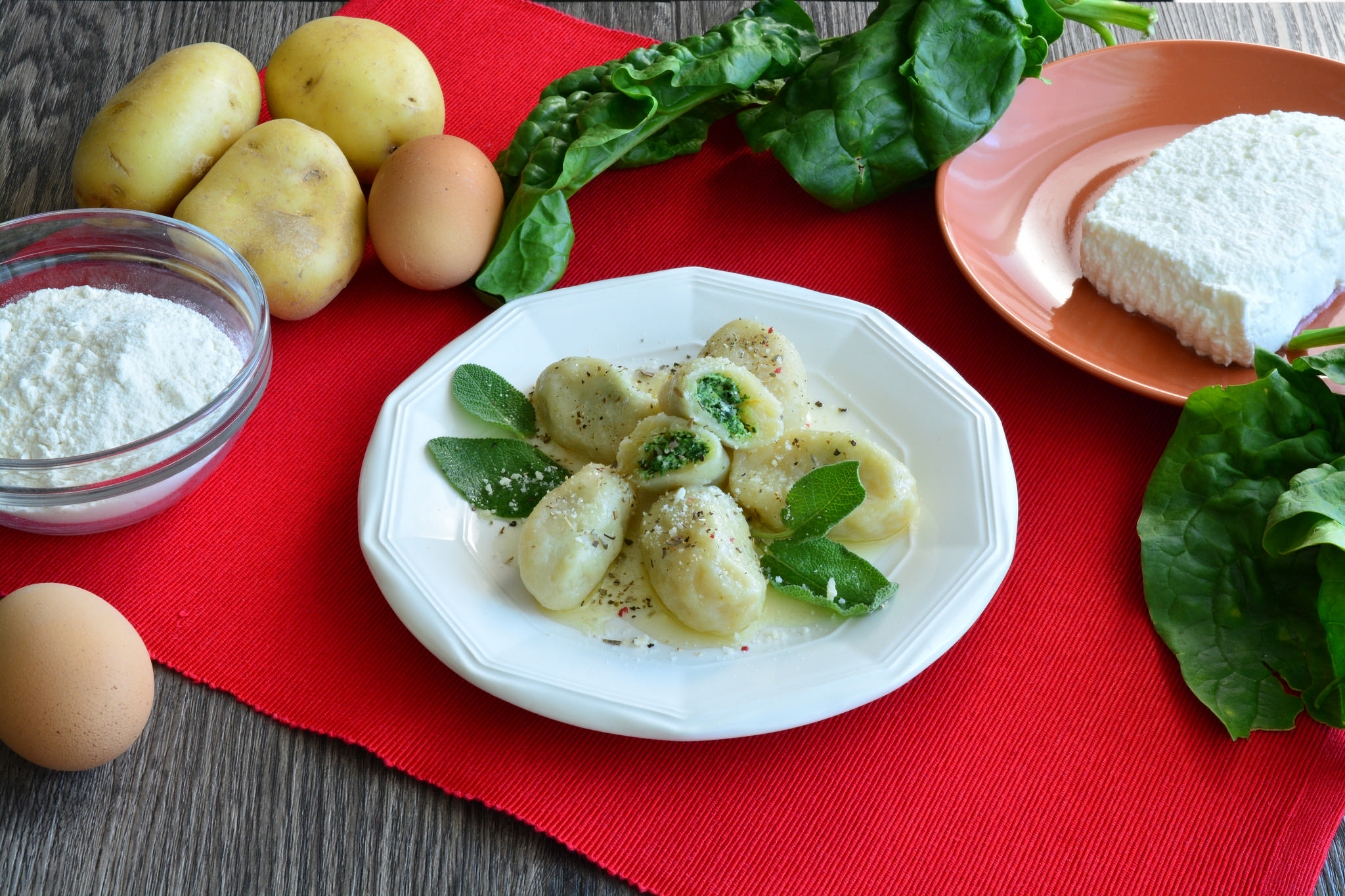 Gnocchi Ripieni Di Ricotta E Spinaci Bimby TM31 TM5