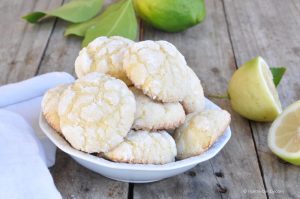 Lemon crinkle cookies Bimby